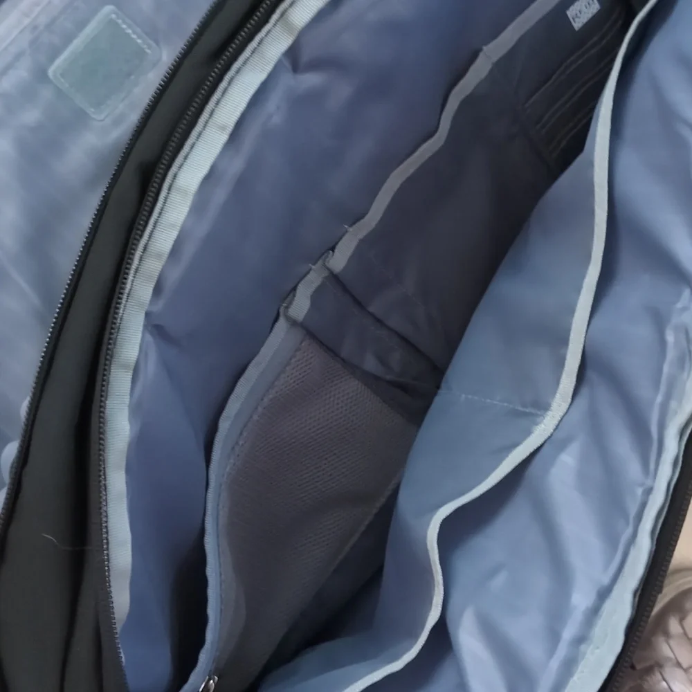 Black Quilted Laptop Bag